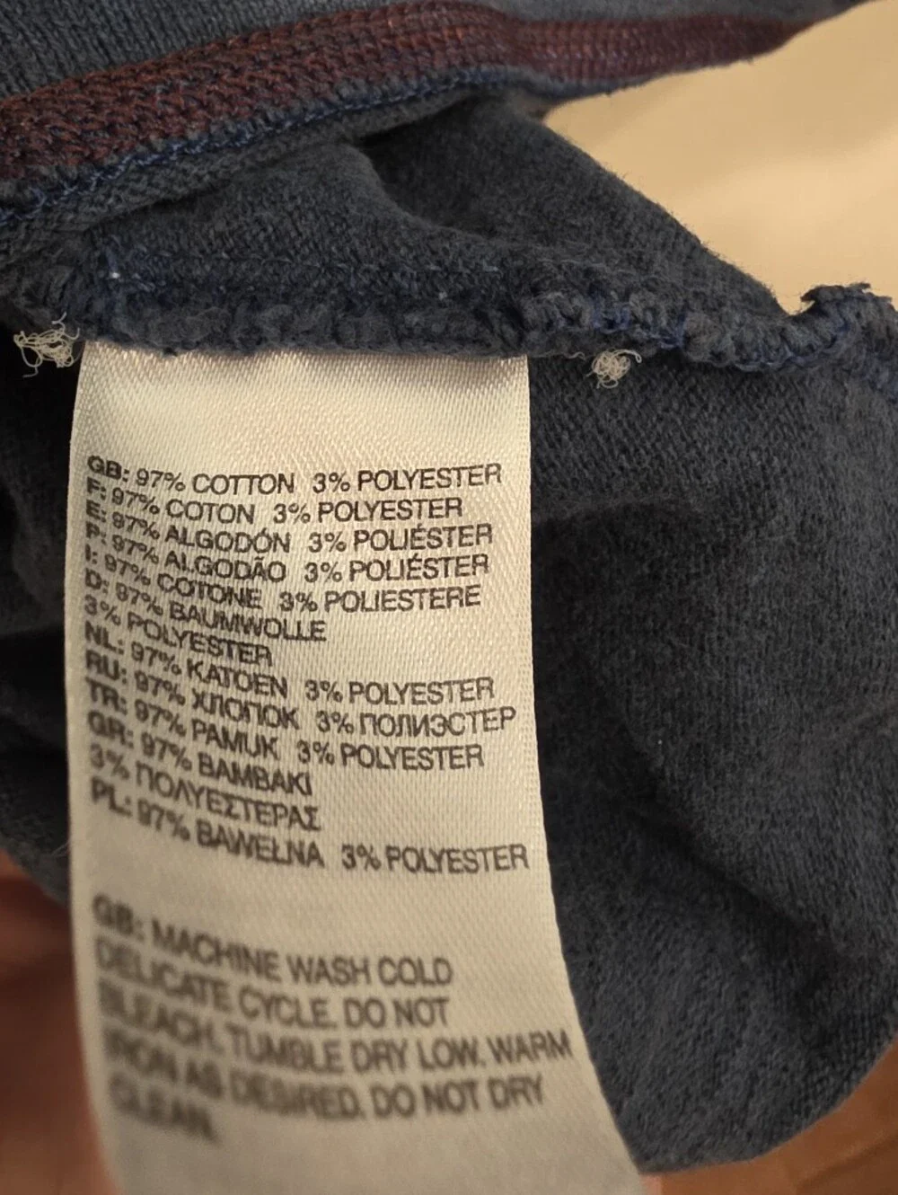 The North Face Blue Long Sleeves Shirt Polo Cotton Pullover Outdoor Gorpcore